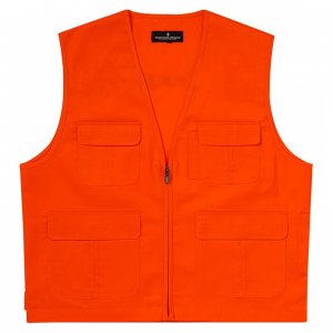 Florescent Orange Safety Vest Jacket